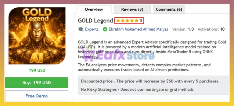 GOLD Legend EA MT5 Review