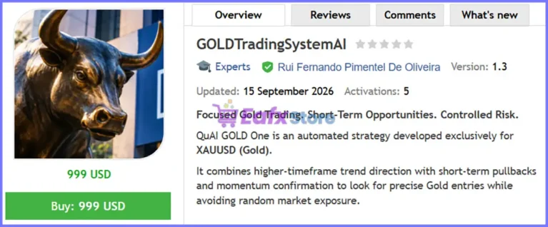 GOLDTradingSystemAI EA MT5 Review