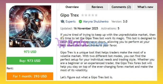 Gipo Trex EA MT4 Review