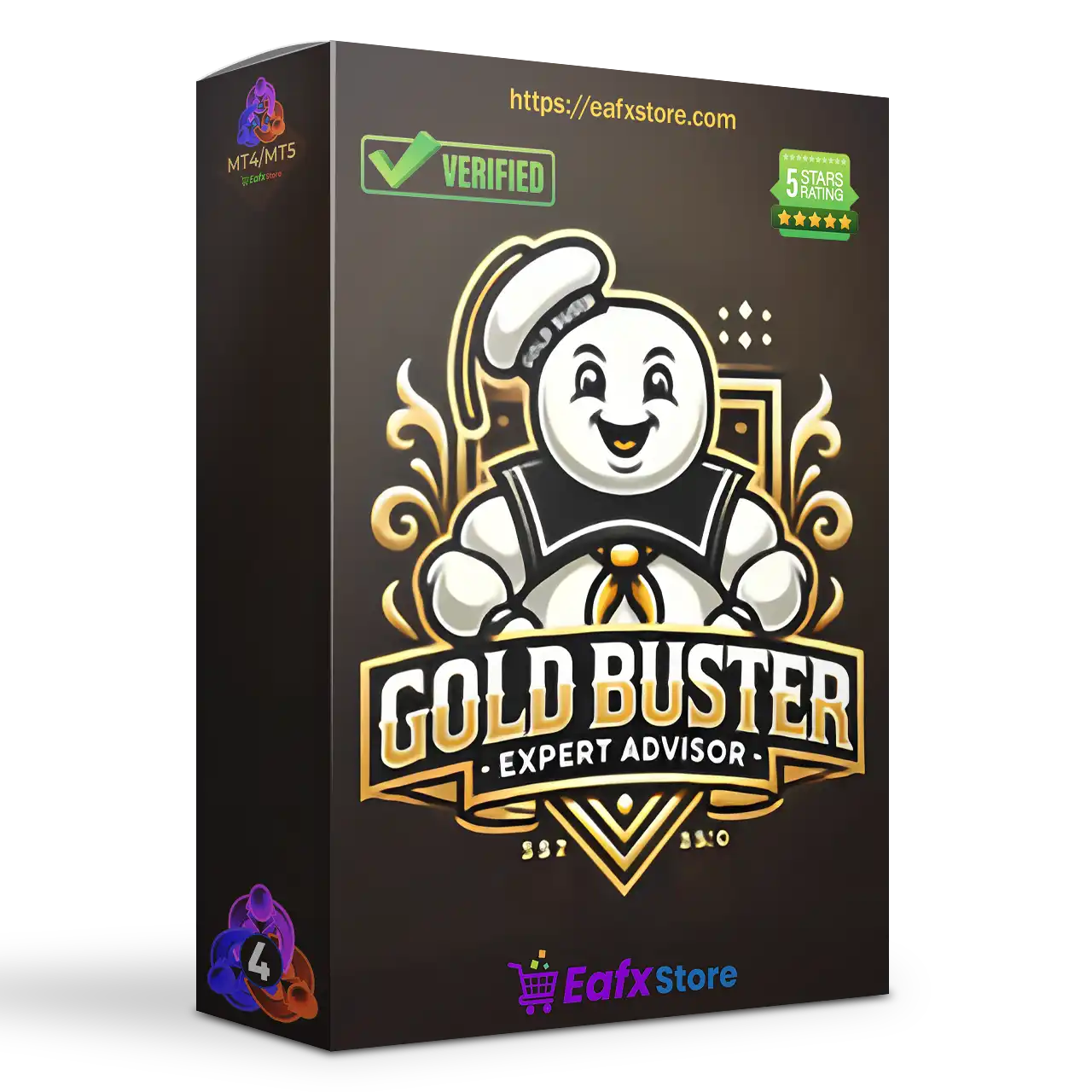 Gold Buster EA v2.3 MT4 with SetFiles (Platform build 1441+)