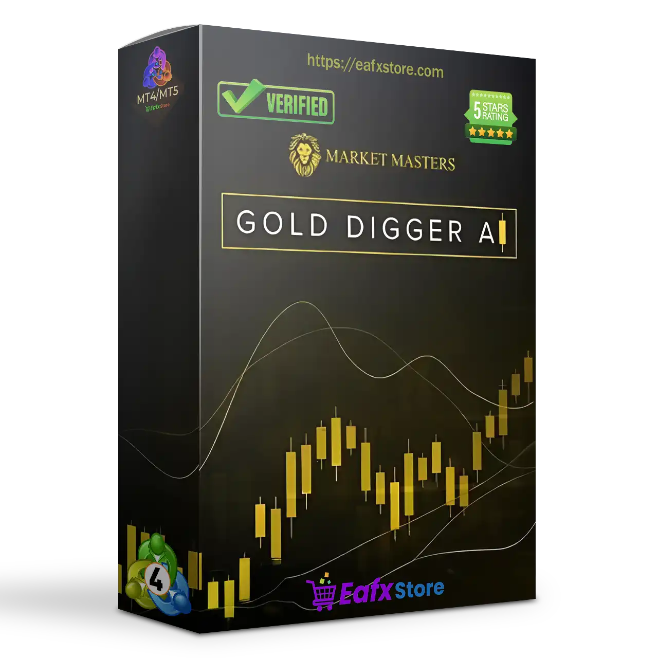 Gold Digger AI EA MT4 with SetFiles (Platform build 1443+)