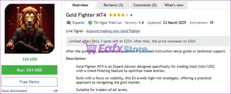 Gold Fighter MT4 Overview