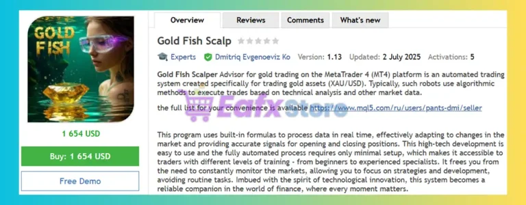 Gold Fish Scalp EA Overview