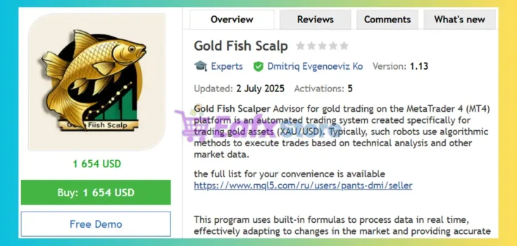 Gold Fish Scalp MT4 Reviews