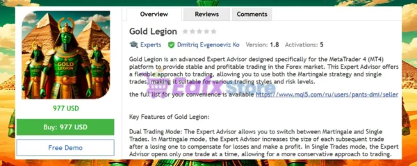 Gold Legion EA Review