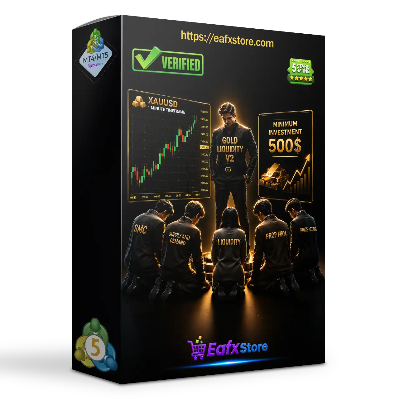 Gold Liquidity V2 EA MT5 v5.3 with SetFiles (Unlimited) 1 Gold Liquidity V2 MT5
