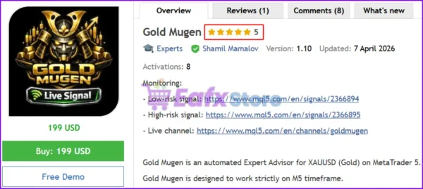 Gold Mugen EA MT5 Review