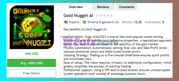 Gold Nugget AI EA Review
