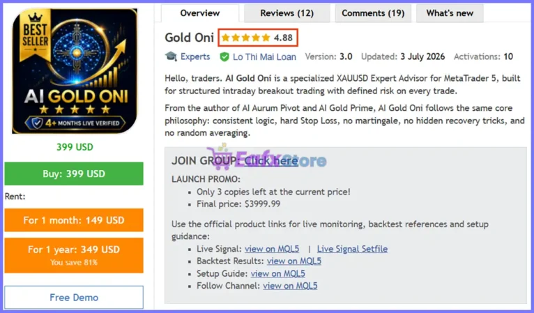 Gold Oni EA Review