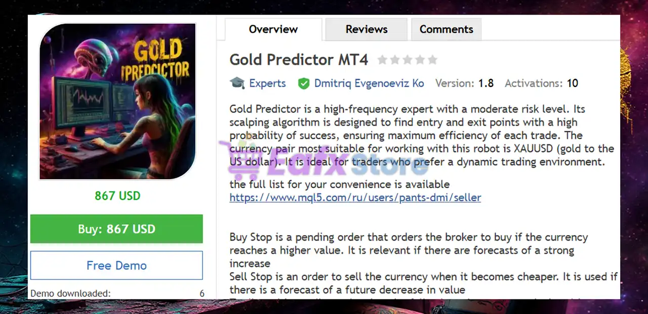 Gold Predictor MT4 (Latest version) - Unlimited 2 Gold Predictor MT4 Overview