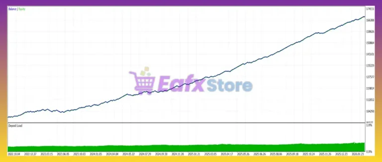 Gold Structural Trading EA MT5 Backtest