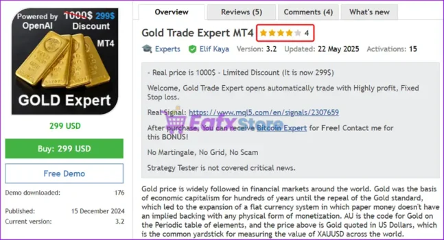 Gold Trade Expert MT4 Overview