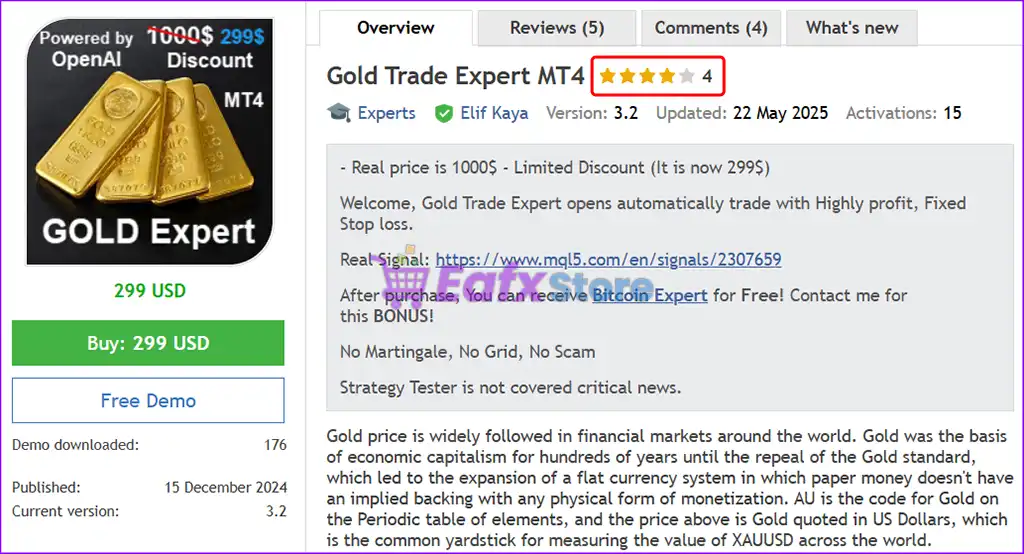 Gold Trade Expert MT4 (Latest version) - PreOrder 2 Gold Trade Expert MT4 Overview