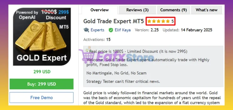 Gold Trade Expert MT5 Review