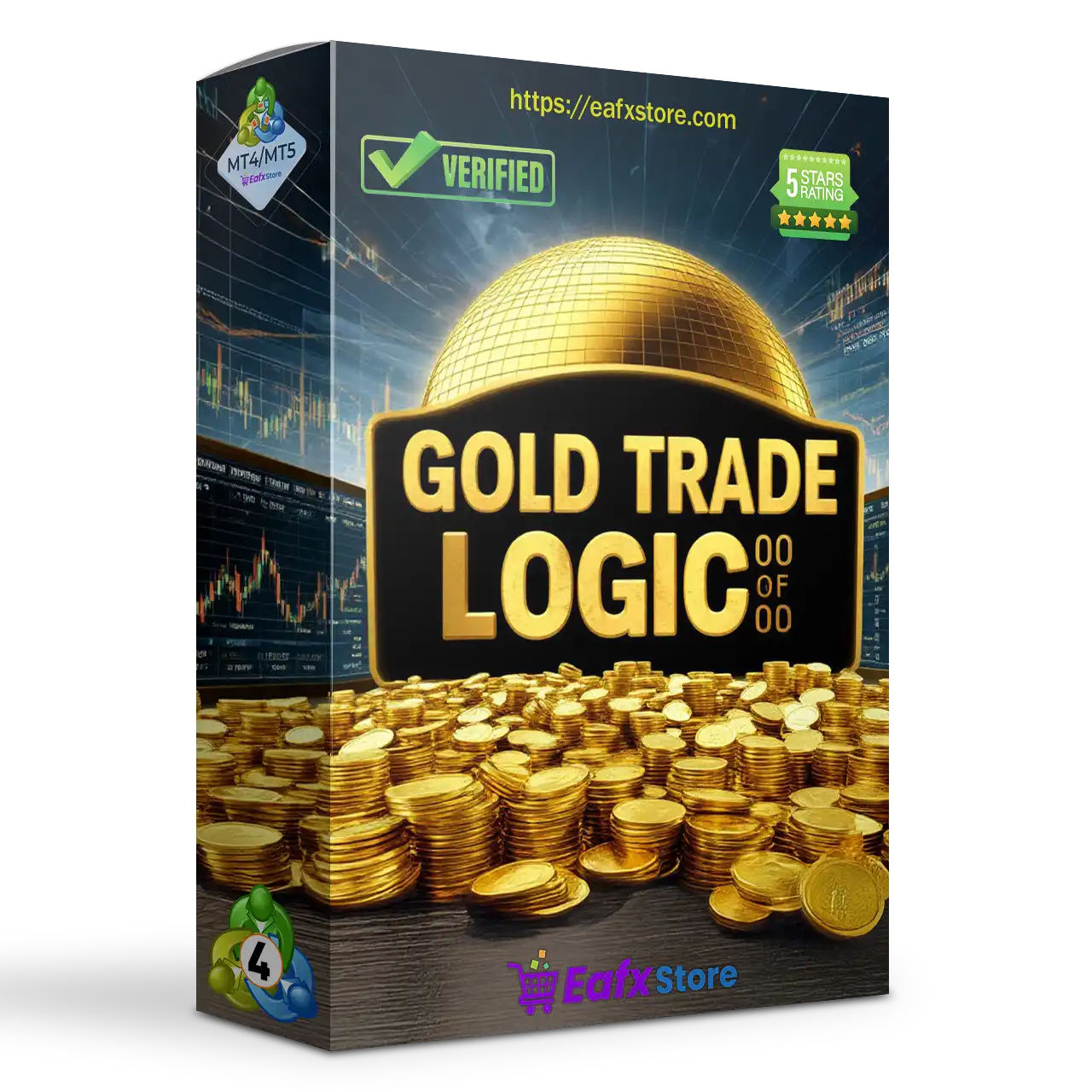 Gold Trade Logic EA MT4 (Latest version) - Unlimited