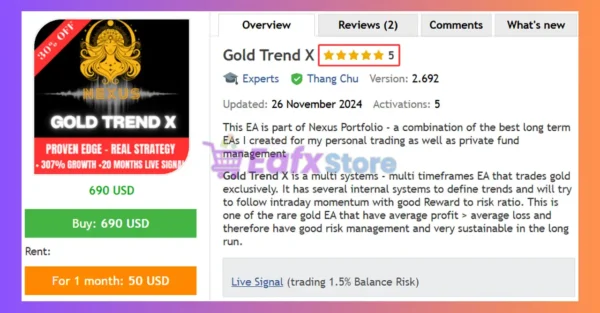Gold Trend X Review