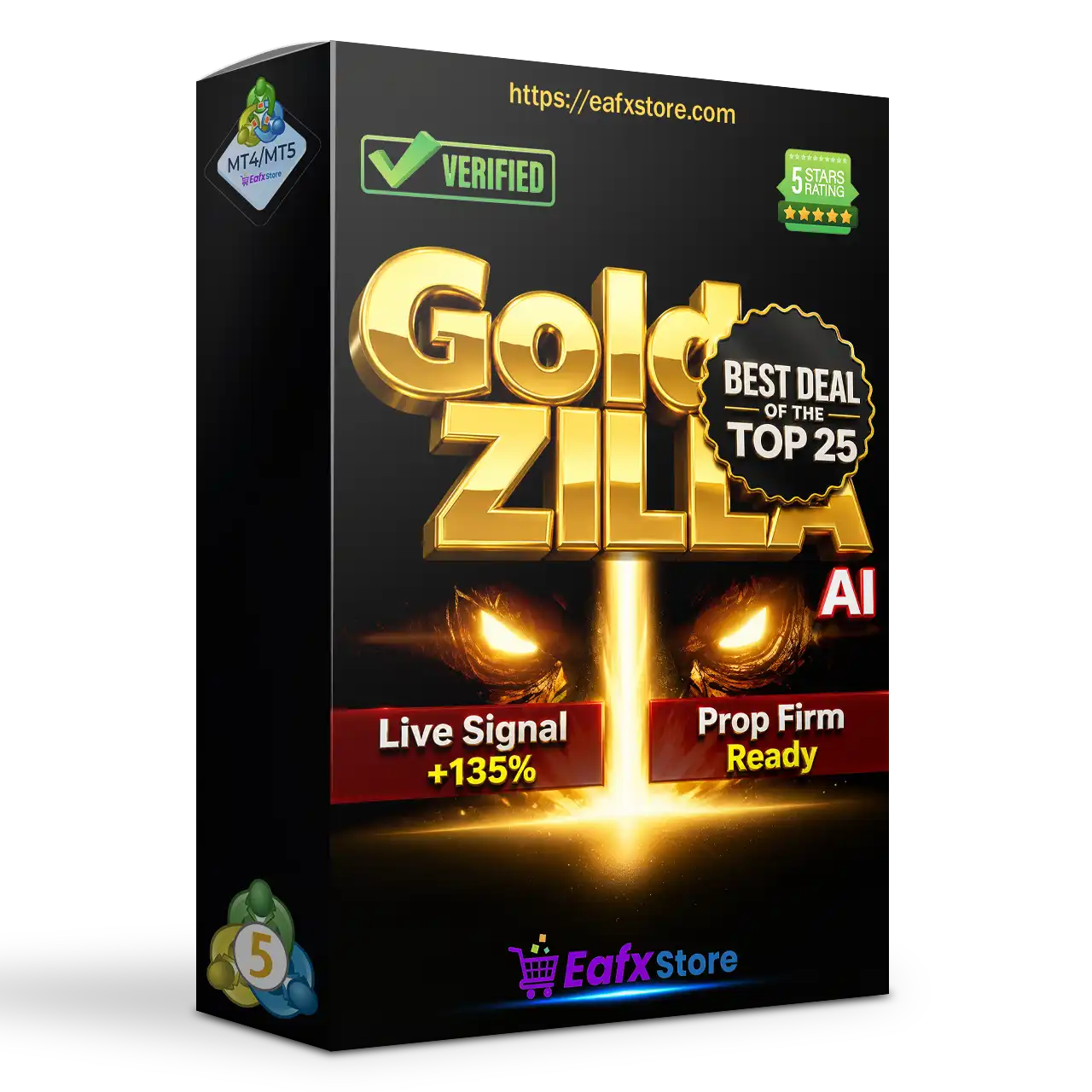 Gold Zilla AI MT5 (Latest version) – GroupBuy