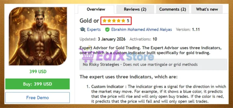 Gold or EA MT5 Review