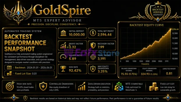 GoldSpire MT5 Backtest