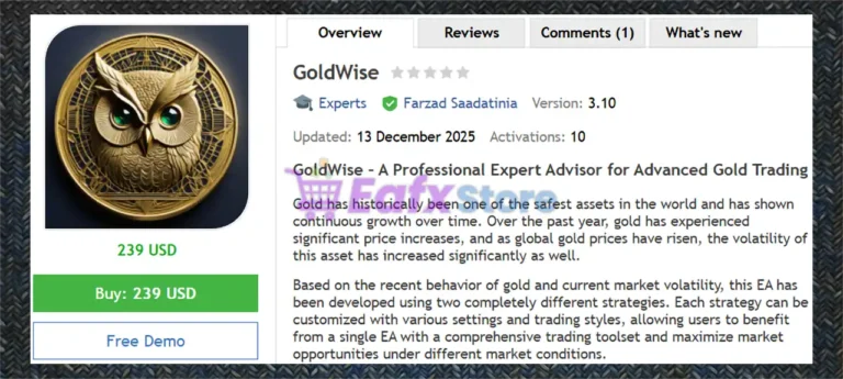 GoldWise EA MT5 Review