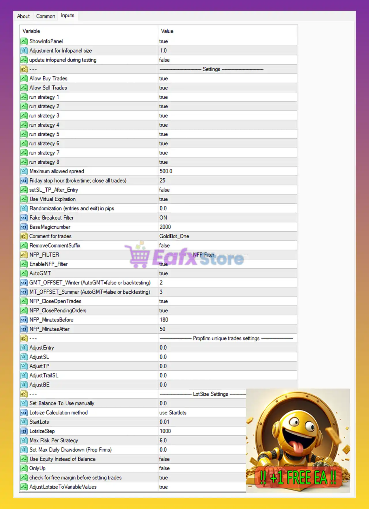 Goldbot One MT4 Settings Review & Full Analysis 3