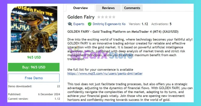 Golden Fairy MT4 Review