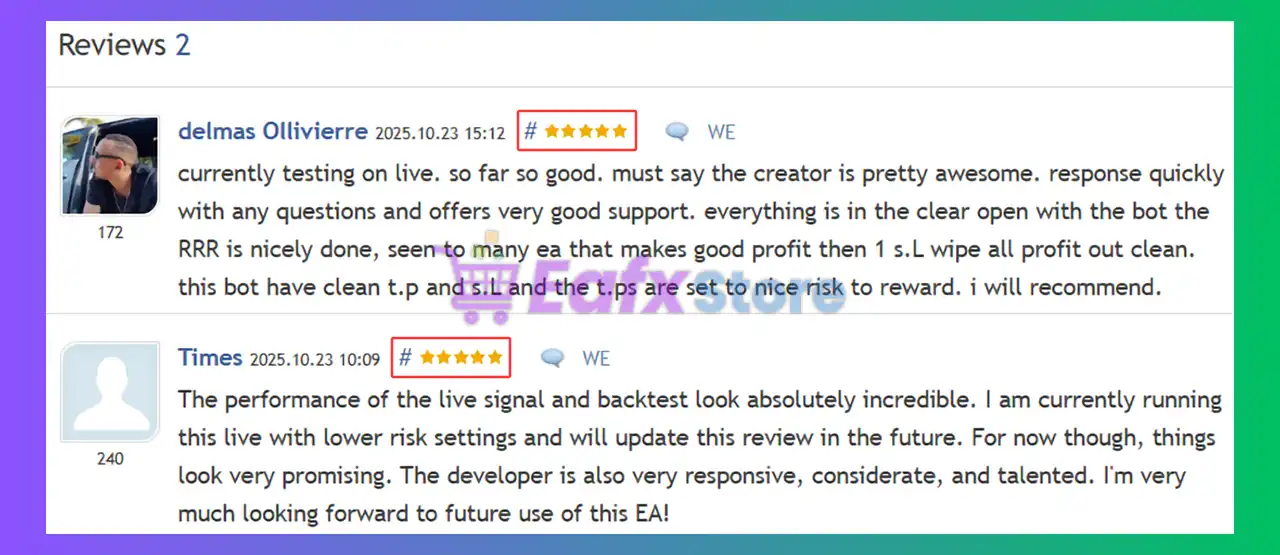 Golden Hen EA MT5 (Latest version) – GroupBuy 5 Golden Hen EA is rated 5 stars