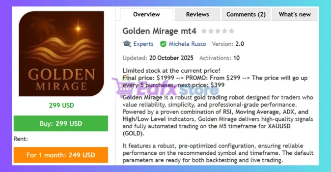 Golden Mirage MT4 Review