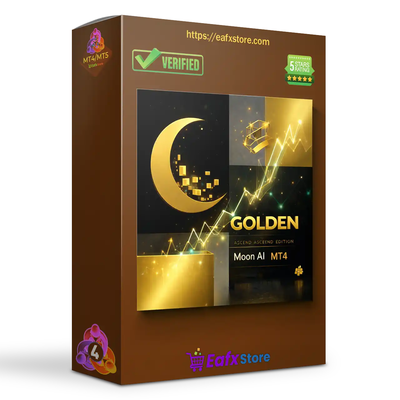 Golden Moon AI EA MT4 (Latest version) - Unlimited