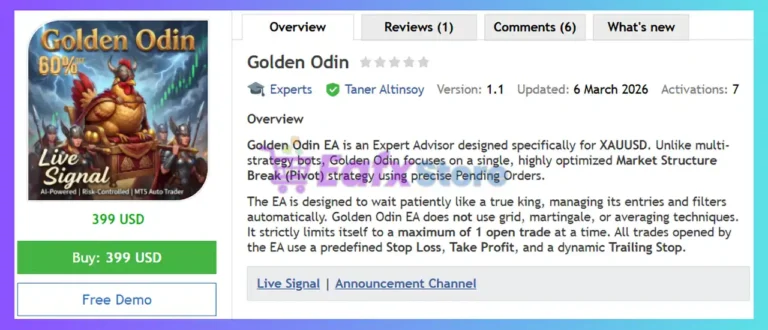 Golden Odin EA MT5 Review