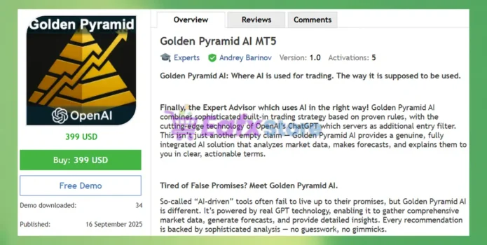 Golden Pyramid AI MT5 Overview