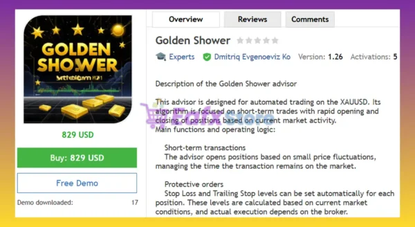 Golden Shower EA MT4 Review