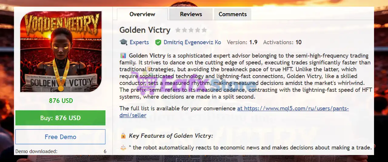 Golden Victry EA MT4 (Latest version) - Unlimited 2 Golden Victry EA MT4 Overview