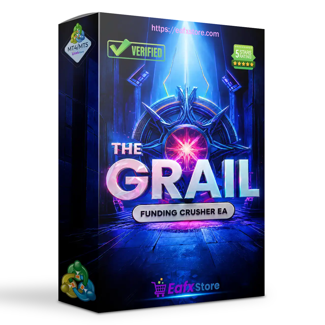 The Grail Funding Crusher EA v2.0 MT4 & MT5 with SetFiles PropFirms