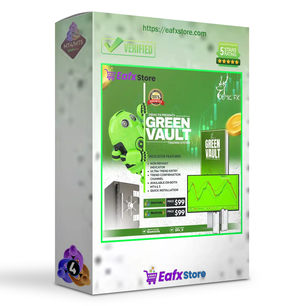 Green Vault Indicator MT4 (Original version)