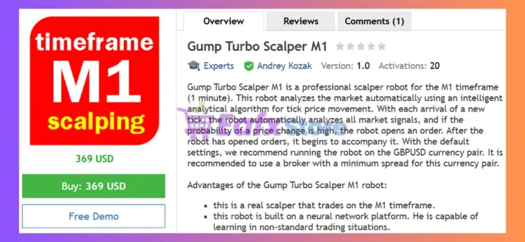 Gump Turbo Scalper M1 EA Review