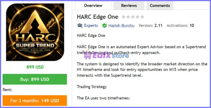 HARC Edge One EA MT5 Review