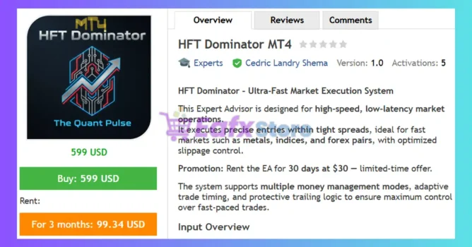 HFT Dominator MT4 Review