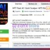 HFT Fast M1 Gold Scalper MT5 EA Overview