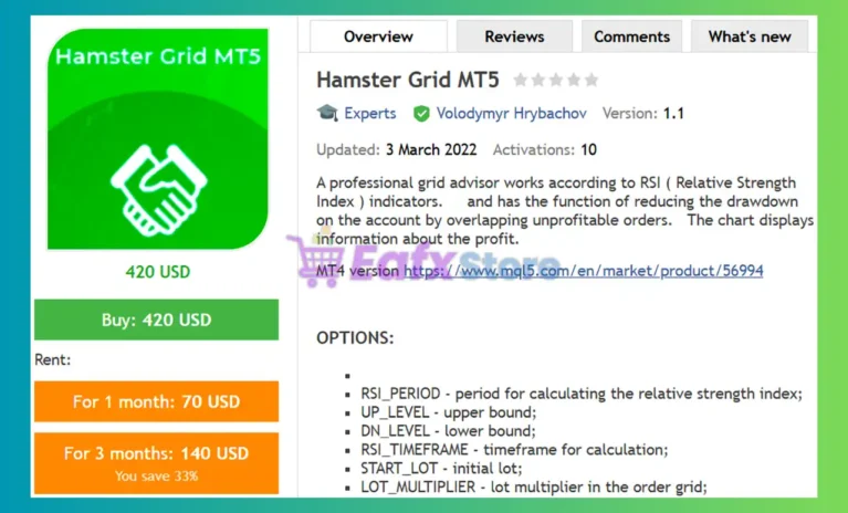 Hamster Grid MT5 Review