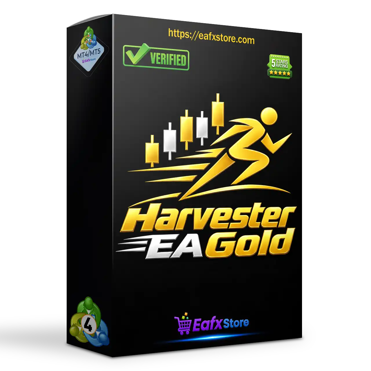 Harvester EA Gold MT4 with SetFiles (Unlimited)