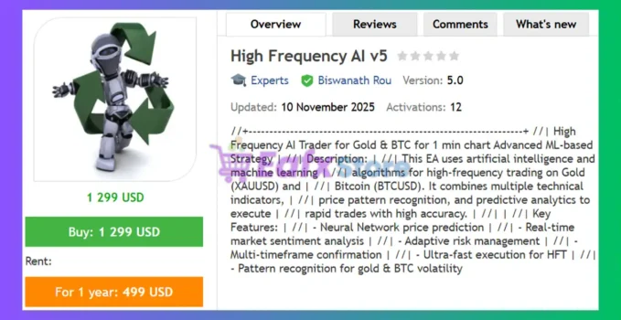 High Frequency AI MT5 Review