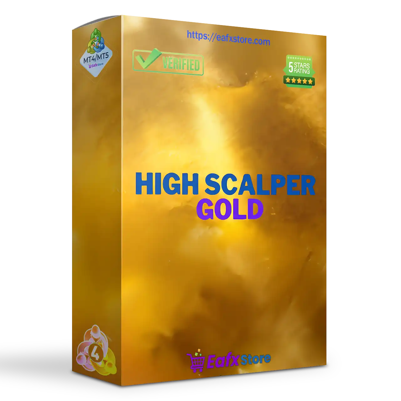 High Scalper GOLD EA MT4 with SetFiles (Latest version)