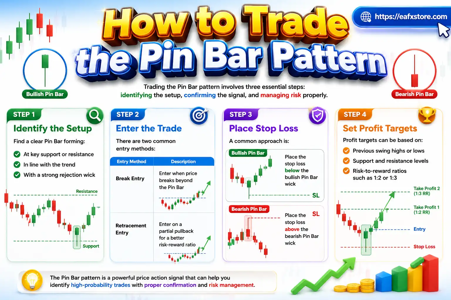 How to Trade the Pin Bar Pattern