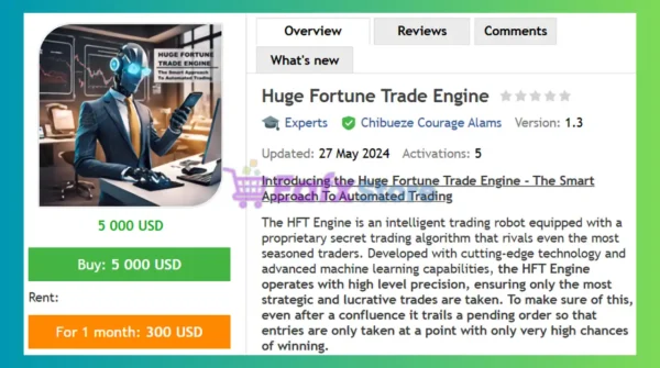 Huge Fortune Trade Engine EA Review