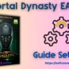 Immortal Dynasty EA MT4 Settings