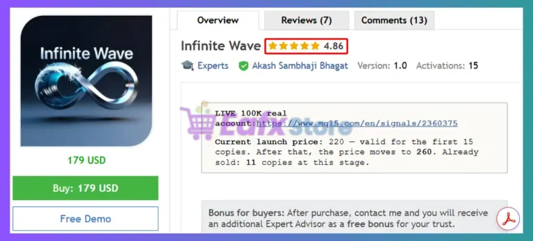 Infinite Wave EA MT5 Review