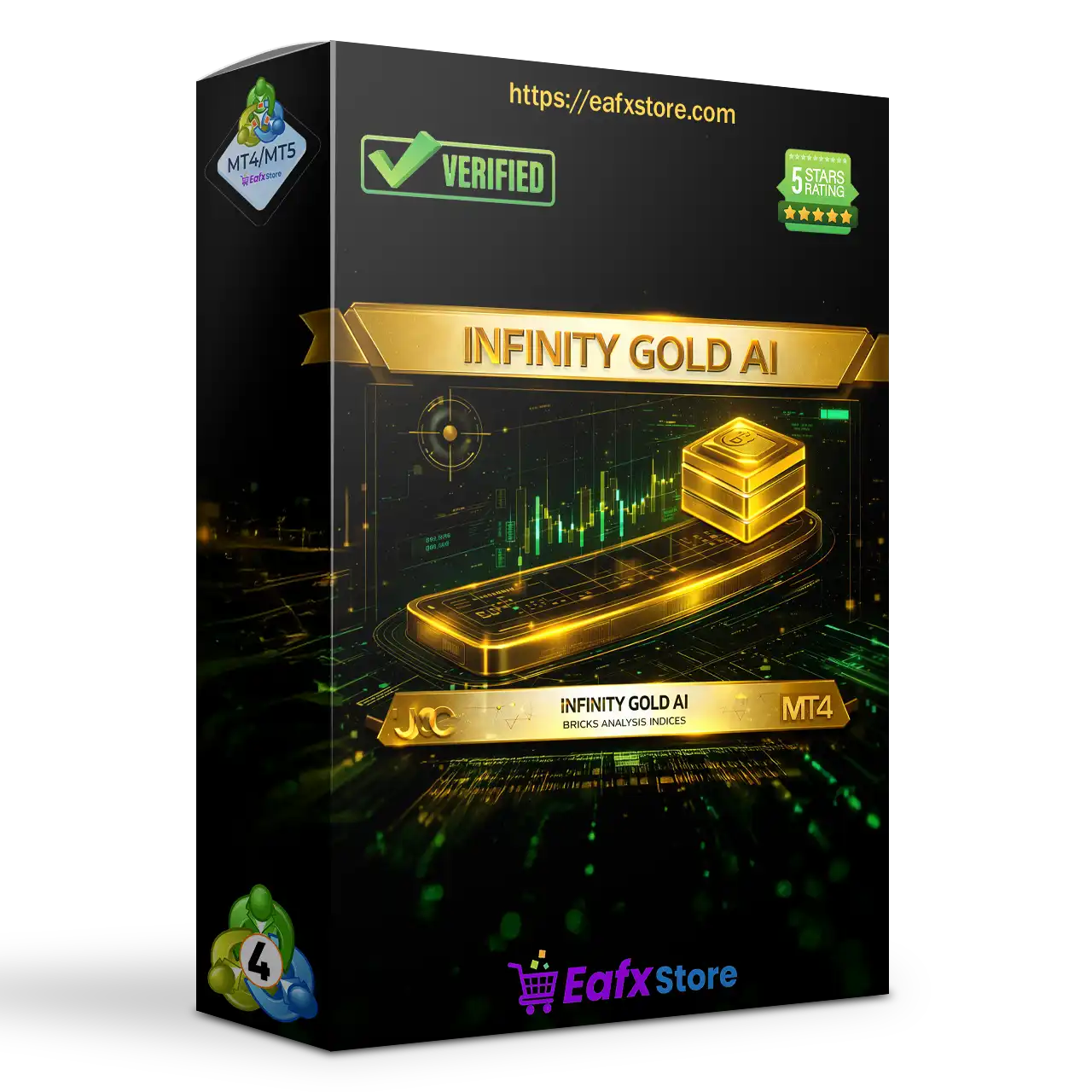 Infinity Gold AI EA MT4 (Latest version) - Unlimited