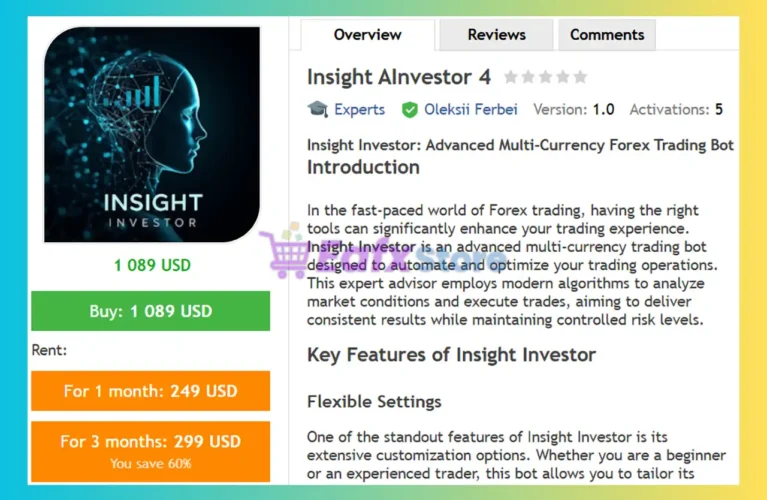Insight AInvestor 4 EA MT4 Review