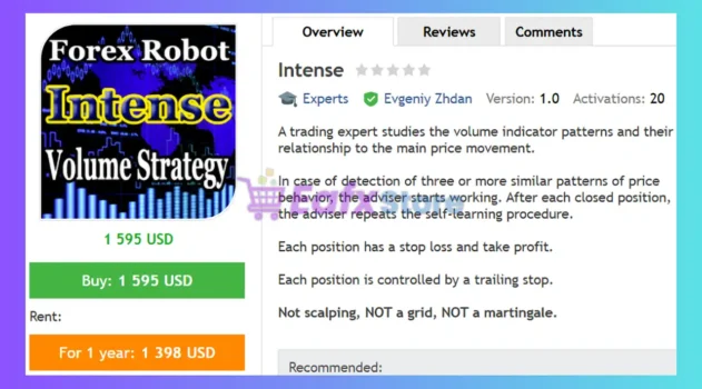 Intense EA MT4 Review